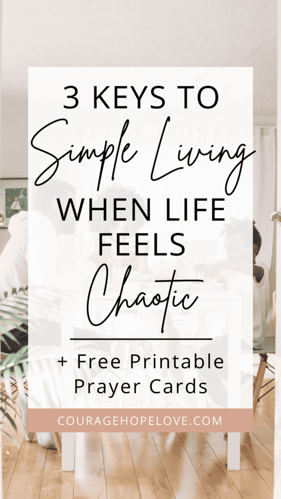 Keys to Simple Living